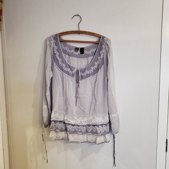 Anthropologie Lithe blouse size 8 BOHO - Picture 2 of 7